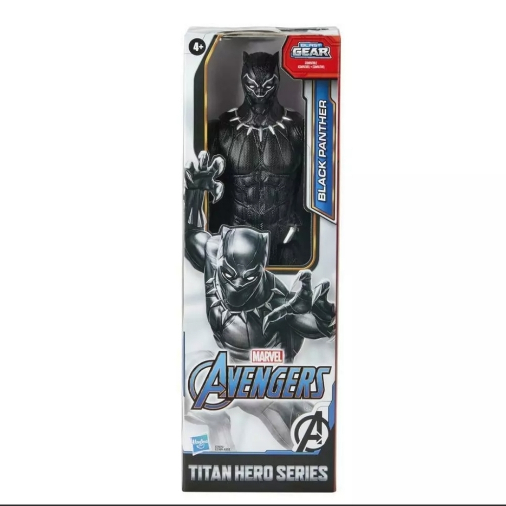 Marvel Avengers Titan Hero Series Black Panther Action Figure, 12-Inch T…